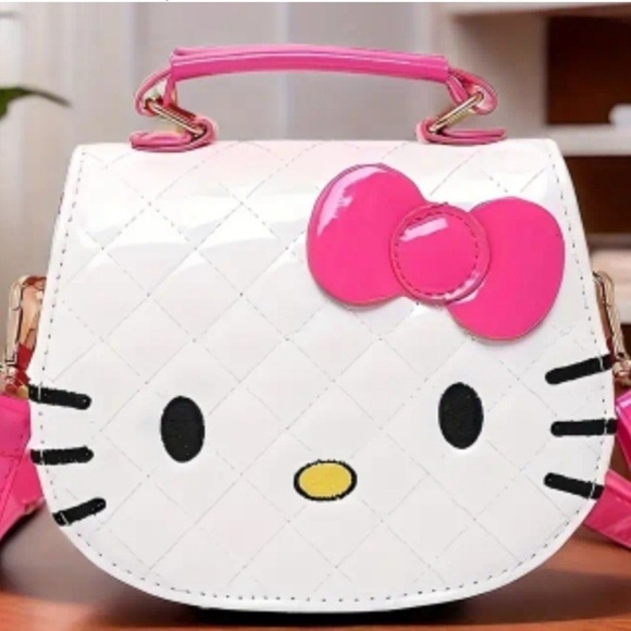 Hello Kitty White and Pink Crossbody Bag - Picture 3 of 6